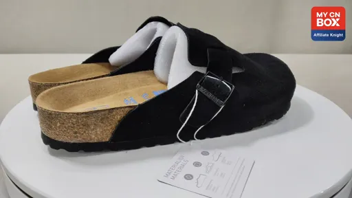Birkenstock Toe Loop Slides - Black