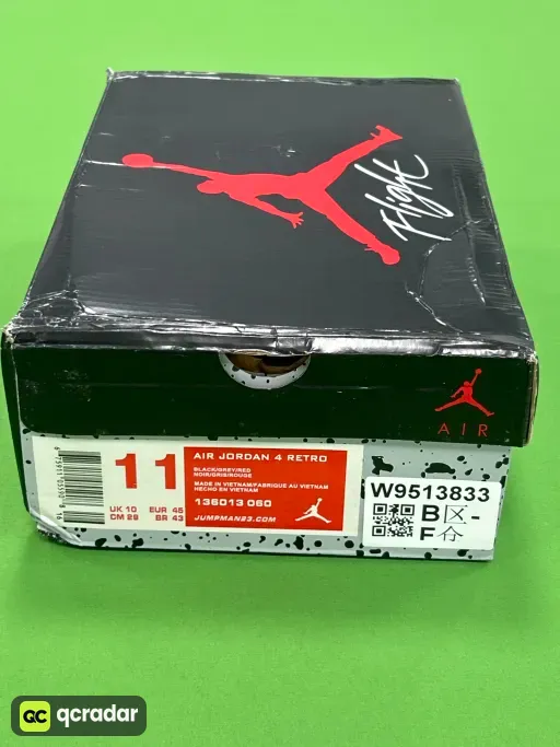 AJ4  黑红&quot