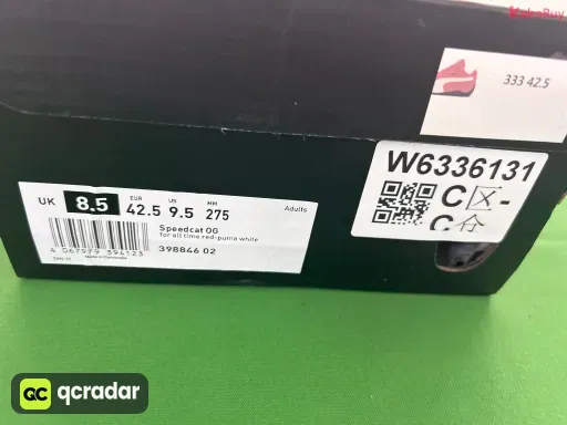 TOP版 Puma Speedcat og 红logo 398846 02