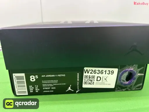 AJ11 大灌篮 378037-003【40-47.5】