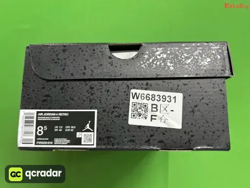 款式配色:GX AJ4黑猫 2025 FV5029-010
