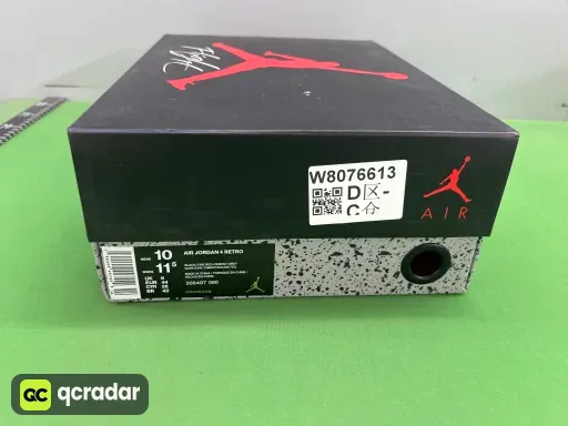 款式配色:GX AJ4黑红