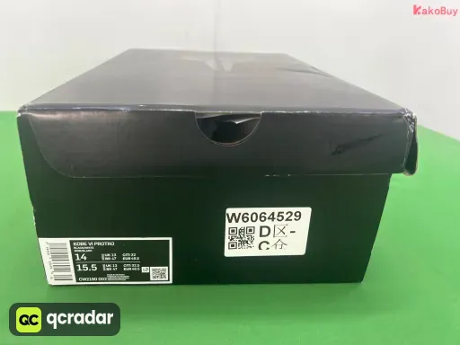 款式:GX 科比6 黑白