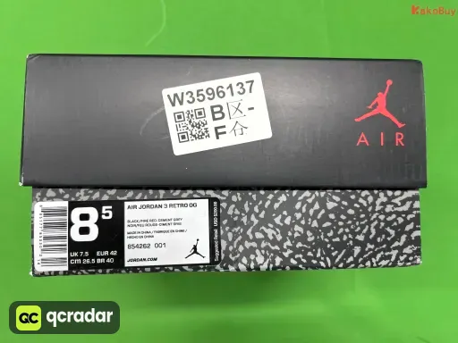 版本:OG AJ3黑水泥