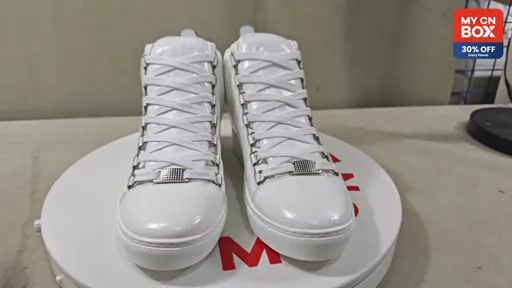 White High-Top Genuine Leather
