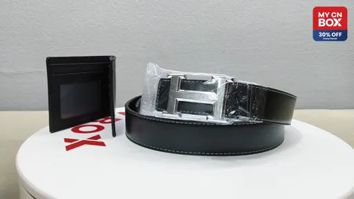 H Brushed Silver Buckle