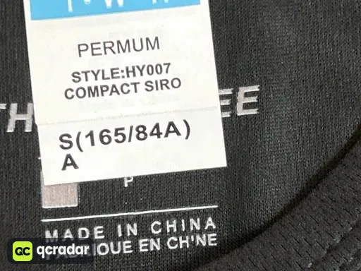 尺码:S