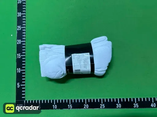 白色高筒毛巾底 3双每包