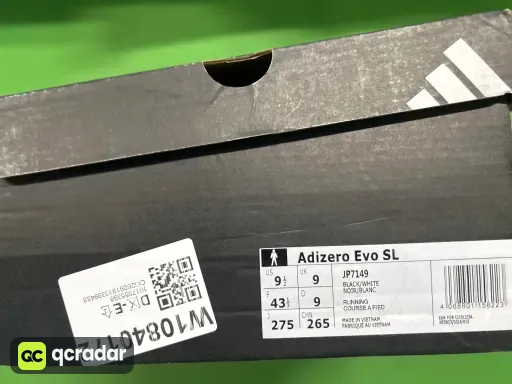 TD版 Adizero Evo SL黑白 JP7149