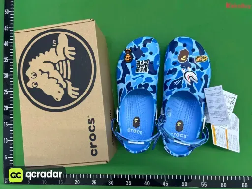 型号:DG版 CROCS bape  蓝色