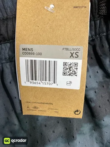 尺码:XS
