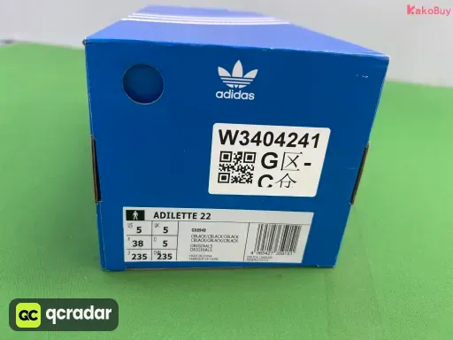 AD  3D款 拖鞋  GX6949魂黑
