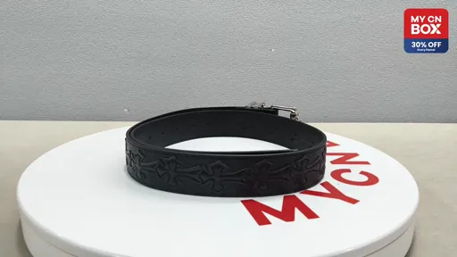 [15 Black Crosses 108cm] Cross Belt