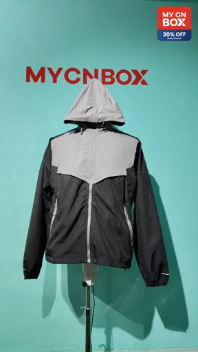 Black gray coat