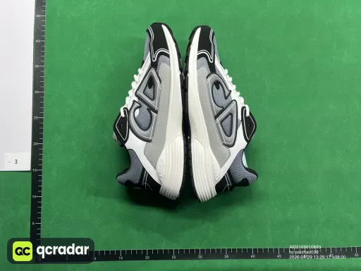 grey black with white sole