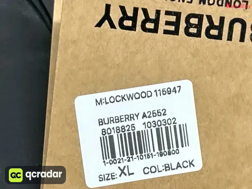 颜色型号:黑色Burberry羽绒服