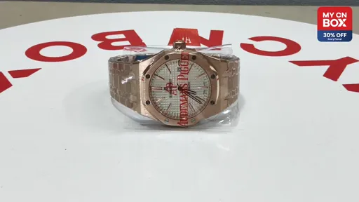 Two-Tone Rose Gold Case, White Dial, Steel Bracelet