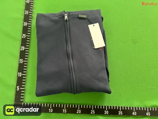 拉链款宝蓝红标