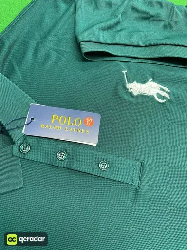 POLO墨绿大白标