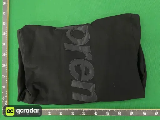 Black letters (large letters on back)