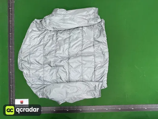 灰色连帽羽绒服（可隐藏）（无质量问题不退不换）