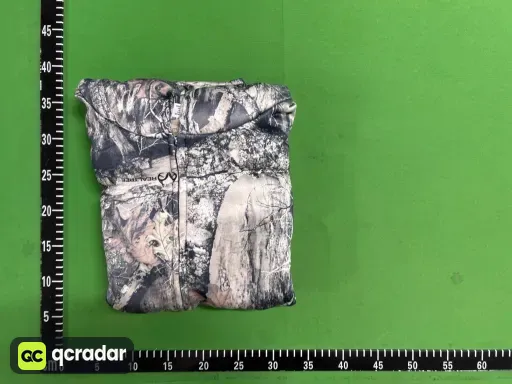 树叶迷彩拉链款