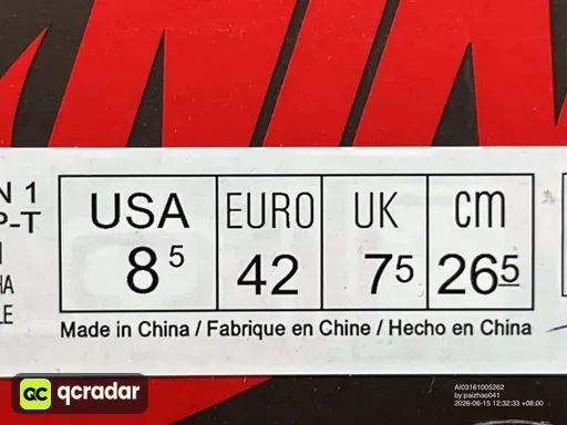 尺码:42