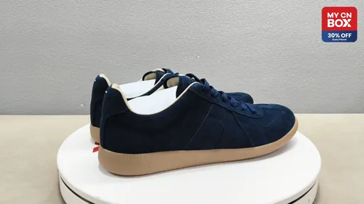 Navy Blue Crepe Sole MM6 37