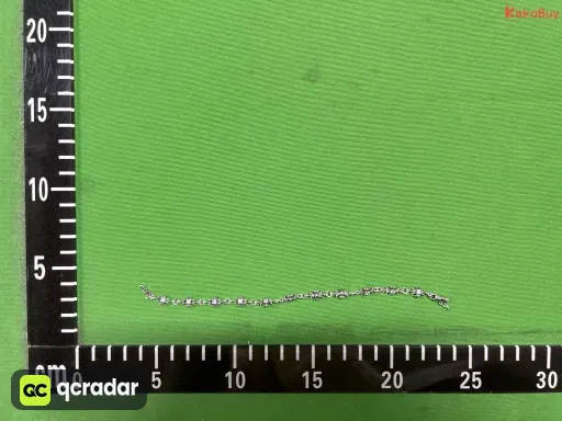 TINY E十字架手链 做旧带钻