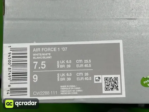 尺码:40.5