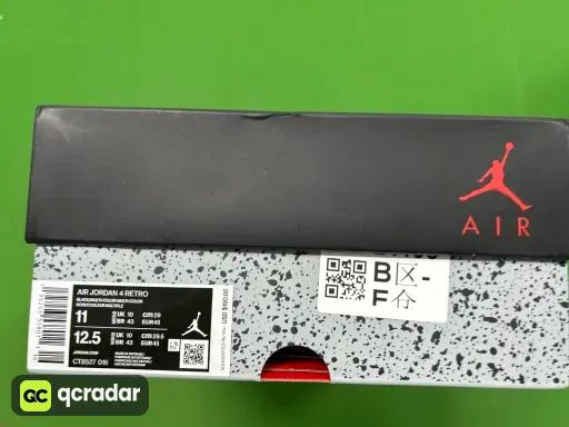 款式:KZ AJ4 黑红雷电【CT8527-016】