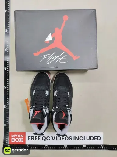 KZ AJ4 Black Red Bulls [308497-060]