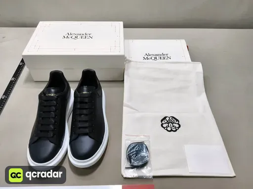 White Sole Black Leather 1000