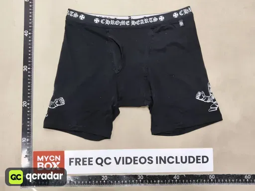 CHRO Skull Print Boxer Briefs - Long Leg - Size: M