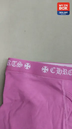 CHRO Pink Boxer Briefs - Long Leg - Size: M