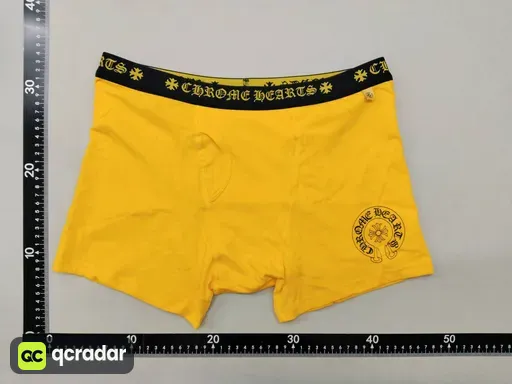 CHRO Yellow Boxer Briefs - Short Leg - Size: M