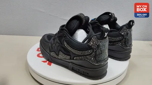 SK8 Black White Beads