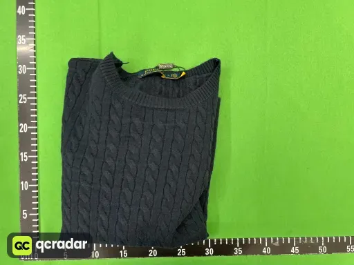 Navy blue sweater (little white horse)