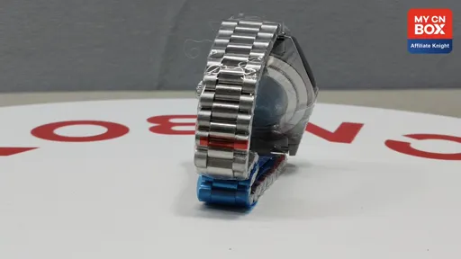 Silver Bezel · Red Dial Steel Strap 41MM [Men's]