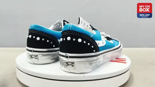 VN000E8VYA6 navy blue antique pearl rivet