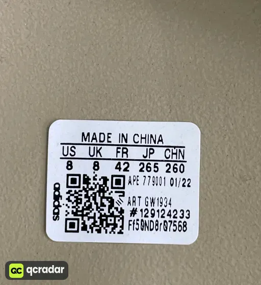 尺码:EU42=US8