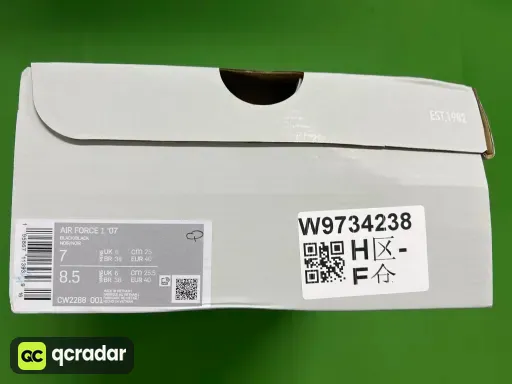G Batch AF1 BLACK