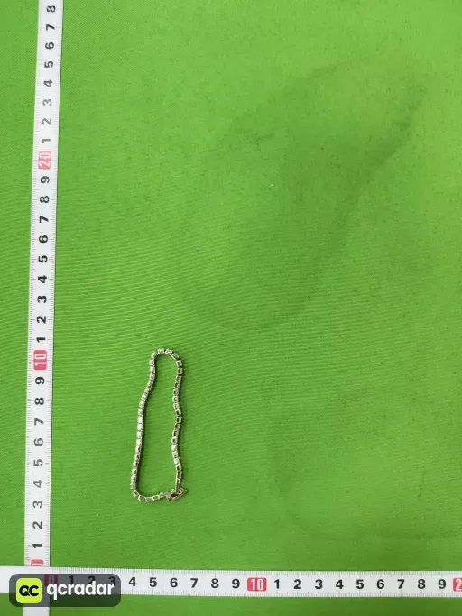 HB268 3mm排钻手链（白金色）【17cm】