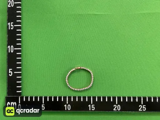 HB268 3mm排钻手链（玫瑰金）【16cm】