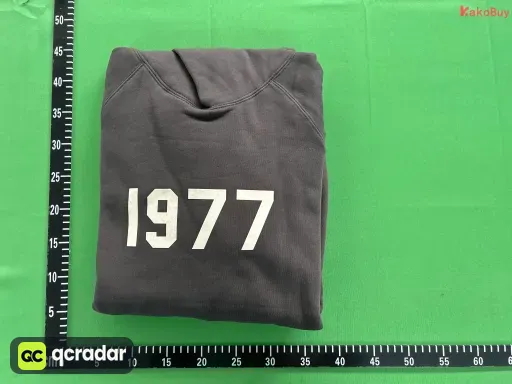 1977铁黑色帽衫