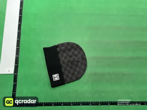 格子绣标深灰色