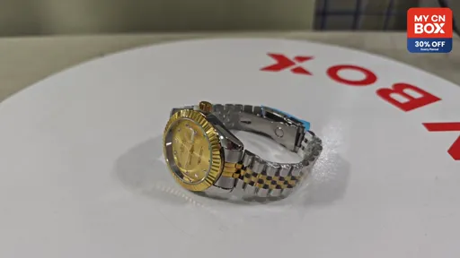 Datejust Style Imitation Mechanical 12-Diamond Two-Tone Gold