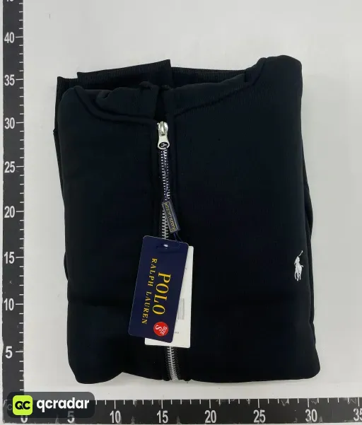 铁拉链黑色白标