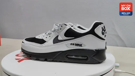 90 - Beige Gray Black Swoosh