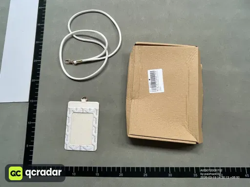 狗牙挂脖卡夹——白色